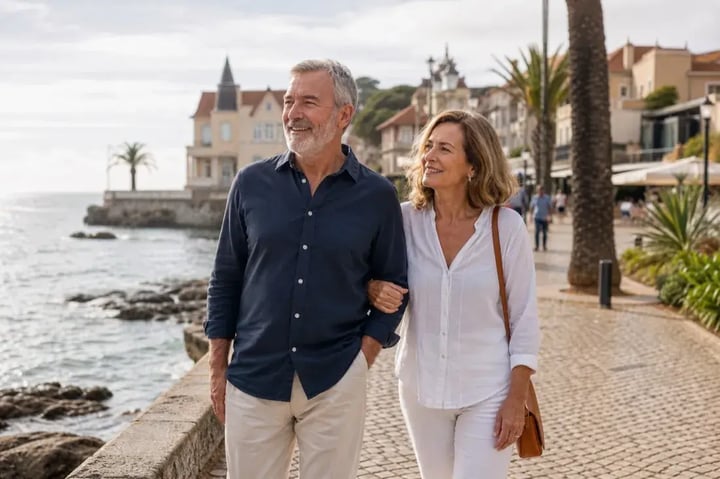 Retirees enjoying lifestyle in Portugal