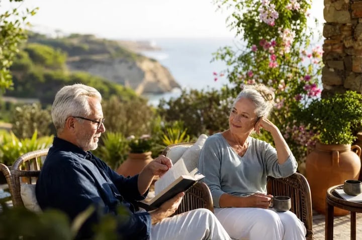 Retirees at home in Portugal